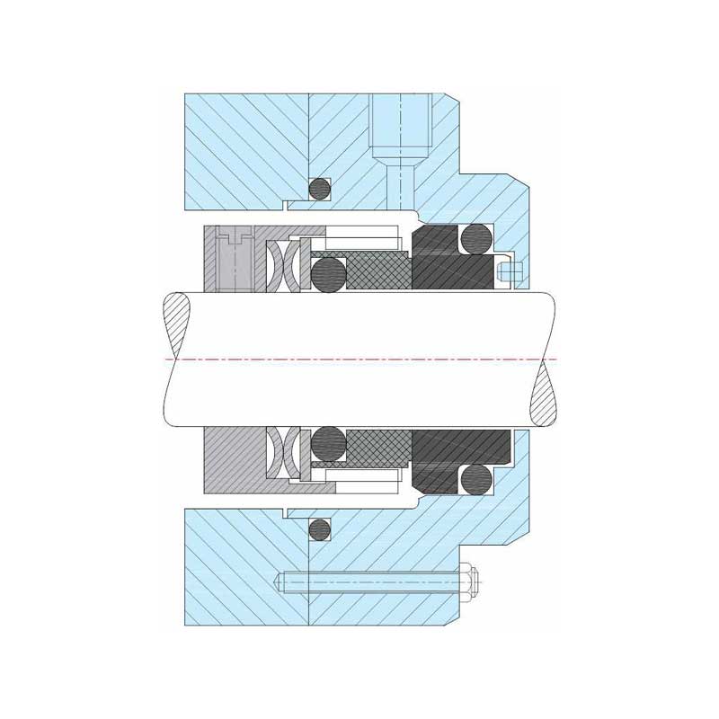 Series 290 Single Wave Spring Seal view